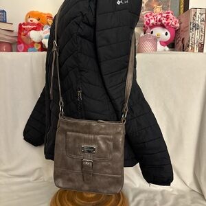 Brown crossbody bag